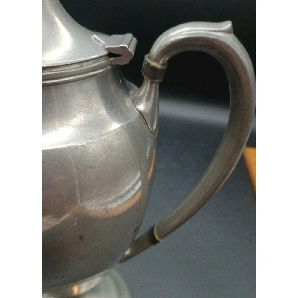 Vtg Insico Pewter Tea Pot 517 9